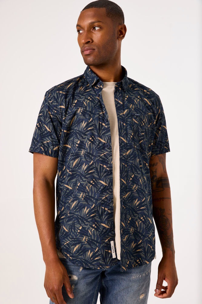 Camisa con estampado integral