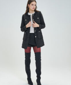 Alternative view of ABRIGO AIISHA DE TWEED DE LANA