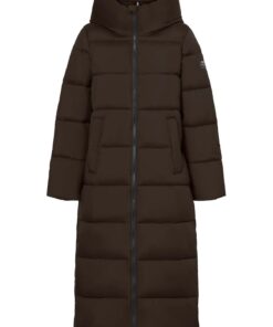 ABRIGO ARANDA MARRON OSCURO PARA MUJER ECOALF 4