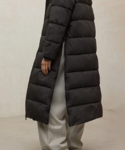 ABRIGO ARANDA MARRON OSCURO PARA MUJER ECOALF 7