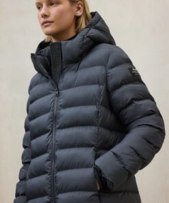 ABRIGO CRONULLA AZUL PARA MUJER ECOALF 4