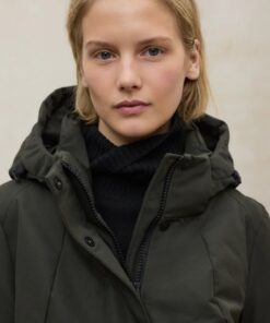 ABRIGO GLAMOUR KHAKI PARA MUJER ECOALF 4