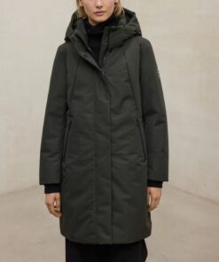 ABRIGO GLAMOUR KHAKI PARA MUJER ECOALF 5