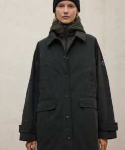 ABRIGO HYDEN VERDE OSCURO PARA MUJER ECOALF 11