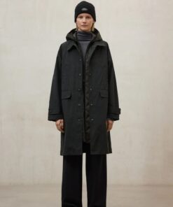 ABRIGO HYDEN VERDE OSCURO PARA MUJER ECOALF 8