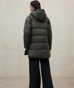 ABRIGO MARANGU VERDE PARA MUJER ECOALF 4