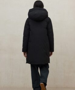 ABRIGO MATI NEGRO 11 ABRIGO MATI NEGRO PARA MUJER ECOALF 2 scaled