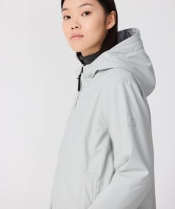 Alternative view of ABRIGO TORMENTA GRIS LARGO CREMALLERAS LATERALES