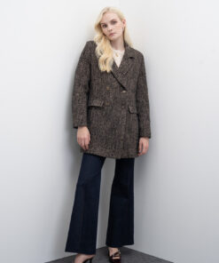 Alternative view of ABRIGO CRUZADO DE LANA