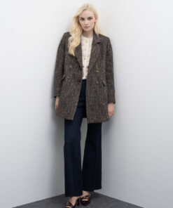 ABRIGO CRUZADO DE LANA