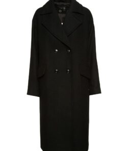 Abrigo largo bolsillos NEGRO CRUZADO 15 Abrigo largo bolsillos BSB Fashion 5