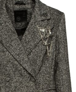 Abrigo largo de espiga 13 Abrigo largo de espiga BSB Fashion 3