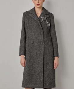 Abrigo largo de espiga 14 Abrigo largo de espiga BSB Fashion 4