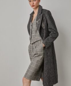 Abrigo largo de espiga 10 Abrigo largo de espiga BSB Fashion 7