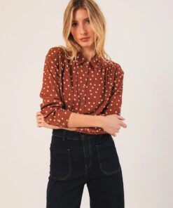 CAMISA INDI TERRACOTA TOPOS