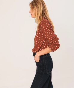 Alternative view of CAMISA INDI TERRACOTA TOPOS