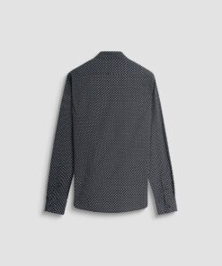 Alternative view of CAMISA REGULAR STRAIGHT FIT «BARCELONA» EN MEZCLA DE ALGODÓN CON ESTAMPADO DE LUNARES