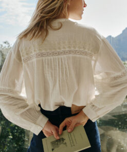 Alternative view of CAMISA BLANCA BORDADO ÉTNICO