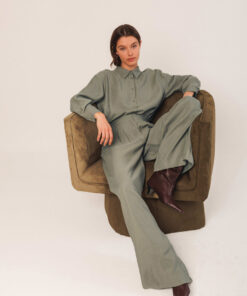 Alternative view of CAMISA CLÁSICA MODAL VERDE