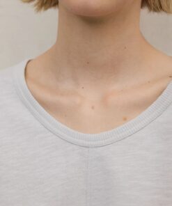 CAMISETA ADRAGA GRIS CLARO PARA MUJER ECOALF 1