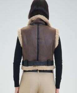 CHALECO DE PIEL SINTETICA CON INTERIOR DE PELO DE OVEJA REF IBAZ Goa Goa 4