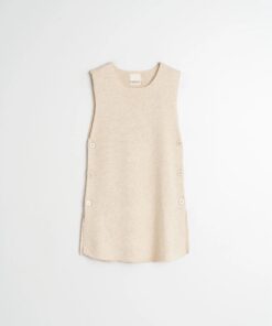 CHALECO LARGO BOTONES SEAWOOL 2