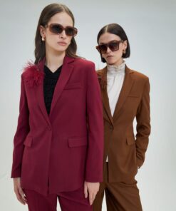 CHAQUETA BLAZER DE SARGA CON PIN 4