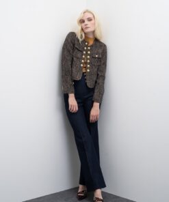 CHAQUETA CORTA DE TWEED DE LANA 1