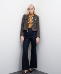 CHAQUETA CORTA DE TWEED DE LANA 3