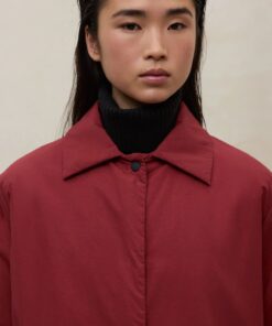 CHAQUETA MARINS ROJA PARA MUJER ECOALF 1