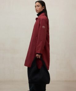 CHAQUETA MARINS ROJA PARA MUJER ECOALF 2