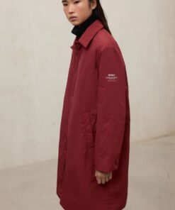 CHAQUETA MARINS ROJA PARA MUJER ECOALF 4