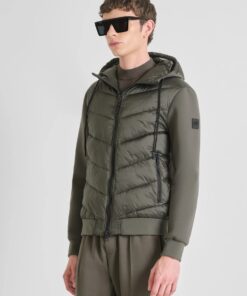 CHAQUETA SLIM FIT CON RELLENO SINTETICO Y MANGAS DE PUNTO Antony Morato MMCO00948 FA600275 4089 02 3