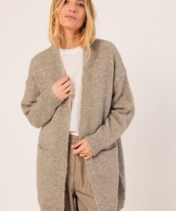 CHAQUETA LARGA CON MOHAIR – INDICOLD 5