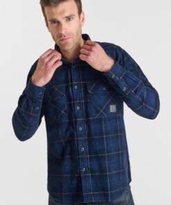 Alternative view of CAMISA LTC CUADRO PANA AZUL