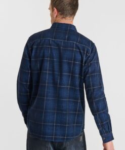 CAMISA LTC CUADRO PANA AZUL 12 Camisa Tesol Camisa lista para usar para hombre Le Temps des Cerises 5