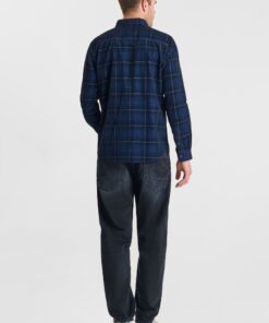 CAMISA LTC CUADRO PANA AZUL 14 Camisa Tesol Camisa lista para usar para hombre Le Temps des Cerises 7