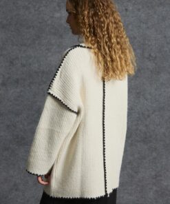 Cárdigan de punto con detalle bordado 18 Cardigan de punto con detalle bordado 11