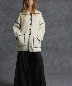 Cárdigan de punto con detalle bordado 16 Cardigan de punto con detalle bordado 3