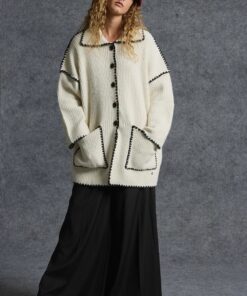 Cárdigan de punto con detalle bordado 15 Cardigan de punto con detalle bordado 4