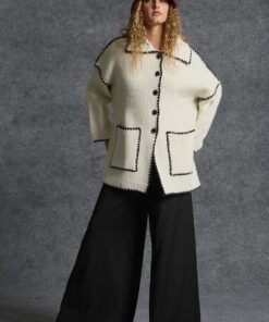 Alternative view of Cárdigan de punto con detalle bordado