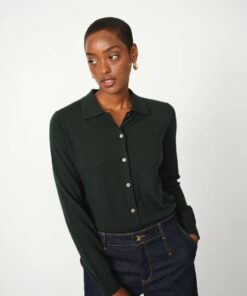 Alternative view of Cárdigan de punto con vueltas MMRelena