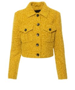 Chaqueta abotonada de linea corta 4