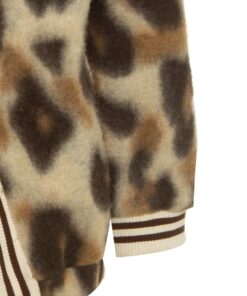 Alternative view of Chaqueta bomber oversize con estampado animal