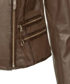 Chaqueta piel cremalleras BSB Fashion 4