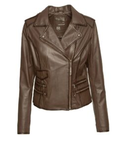 Chaqueta piel cremalleras BSB Fashion 5