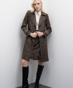 Alternative view of Gabardina estampado animal print