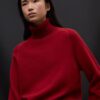JERSEY CAQUI ROJO 1 JERSEY CAQUI ROJO PARA MUJER ECOALF 4
