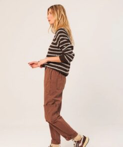 Alternative view of JERSEY INDI RAYAS MARRON/BEIG