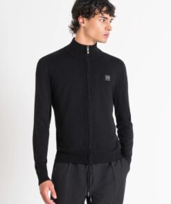 CARDIGAN MORATO VISCOSA NEGRO